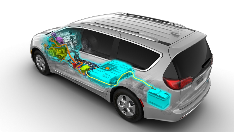 Illustration for article titled The 2017 Chrysler Pacifica Hybrid Might End Up Cheaper Than The Non-Hybrid Version